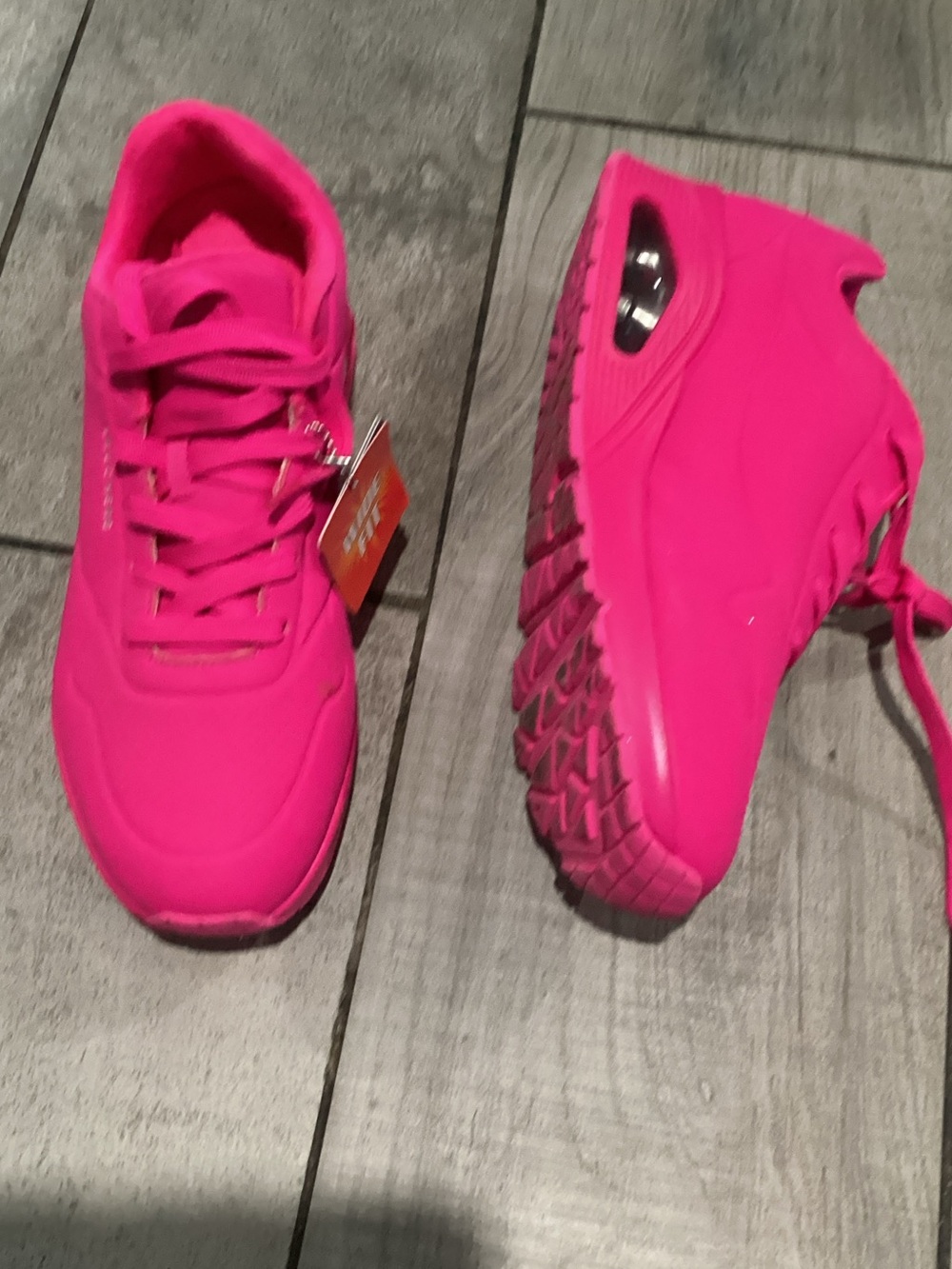 Skechers Kids Bright Pink Athletic Sneakers
